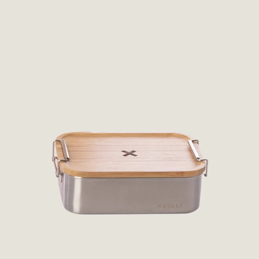 Mini Bento Children's Bamboo and Stainless Steel Bento Box