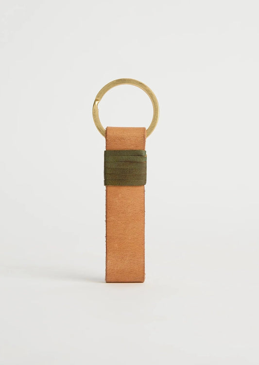 Remy Key Ring - Tan