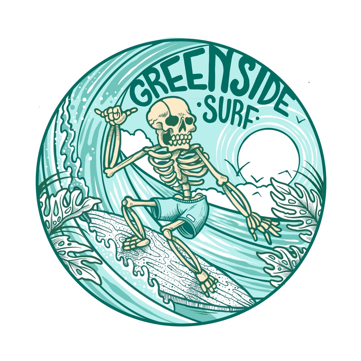 Bones Surfer decal