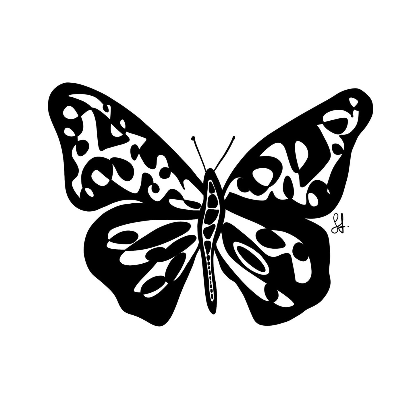 Decal Sticker Art - BUTTERFLY